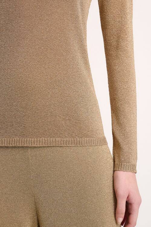 Luisa Spagnoli Zucchero - Pullover Dolcevita Lurex