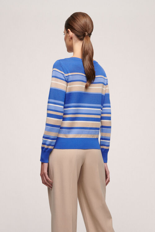 Luisa Spagnoli Macchietta - Pullover A Righe Multicolor