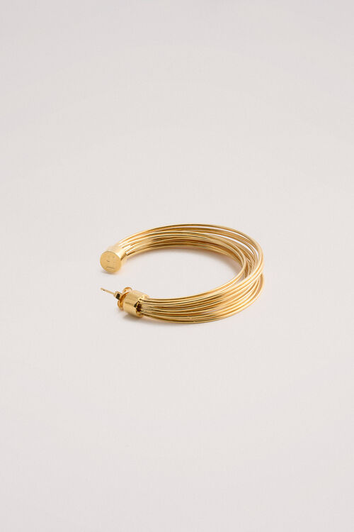 Luisa Spagnoli Nudaria - Orecchini A Cerchio Multifilo