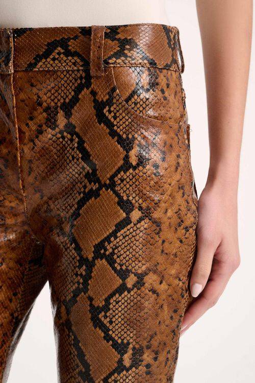 Luisa Spagnoli Olivi - Pantaloni In Pelle - Fashion Show