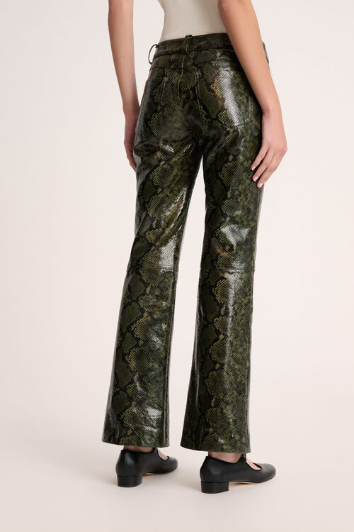 Luisa Spagnoli Olivi - Pantaloni In Pelle - Fashion Show