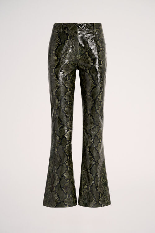 Luisa Spagnoli Olivi - Pantaloni In Pelle - Fashion Show