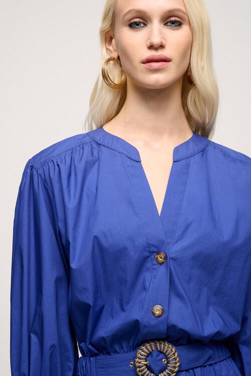 Luisa Spagnoli Pignolo - Chemisier Con Vita Arricciata