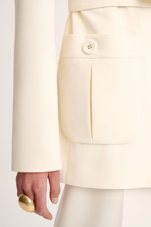 Luisa Spagnoli Salerno - Giacca In Misto Lana - Fashion Show