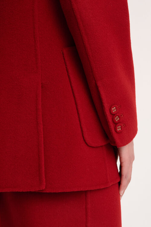 Luisa Spagnoli Sarnico - Cappottino Con Revers Faux Fur - Fashion Show