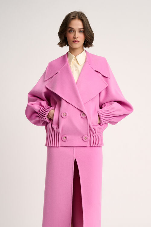 Luisa Spagnoli Scherma - Caban arricciato - Fashion Show