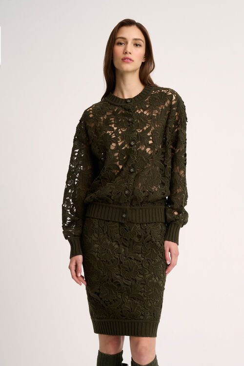 Luisa Spagnoli Segesta - Cardigan In Pizzo - Fashion Show