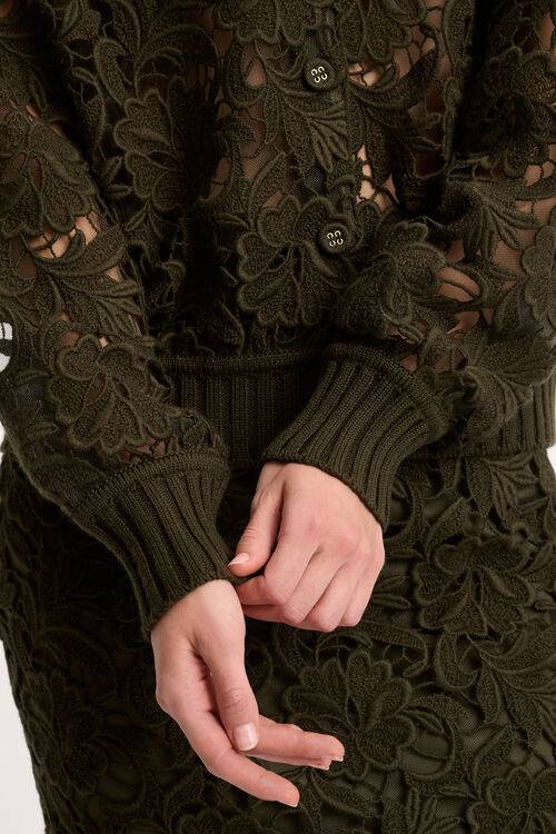 Luisa Spagnoli Segesta - Cardigan In Pizzo - Fashion Show