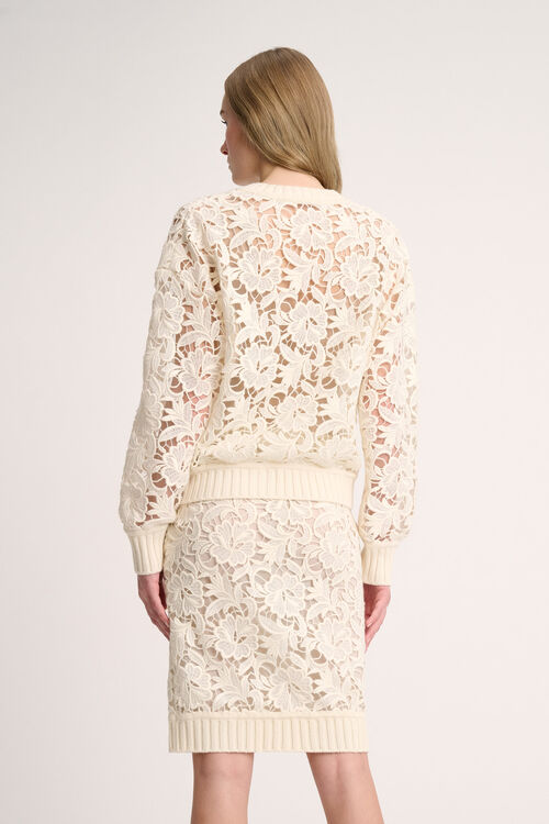 Luisa Spagnoli Segesta - Cardigan In Pizzo - Fashion Show