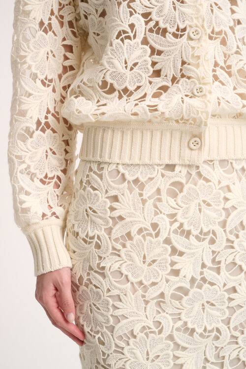 Luisa Spagnoli Segesta - Cardigan In Pizzo - Fashion Show