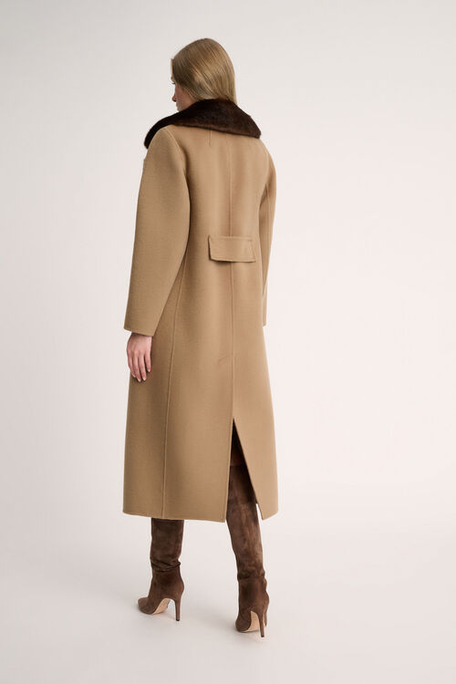 Luisa Spagnoli Sussulto - Cappotto Con Revers Faux Fur