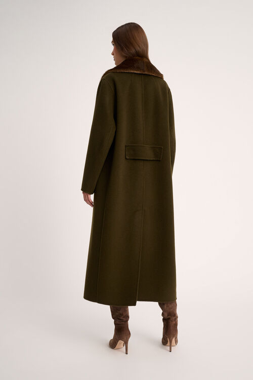 Luisa Spagnoli Sussulto - Cappotto Con Revers Faux Fur