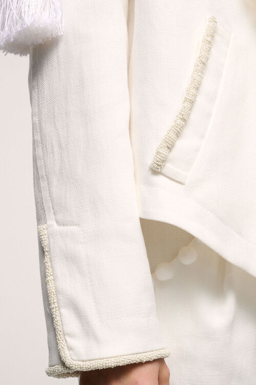 Luisa Spagnoli Vessillo - Giacca Con Applicazioni - Fashion Show