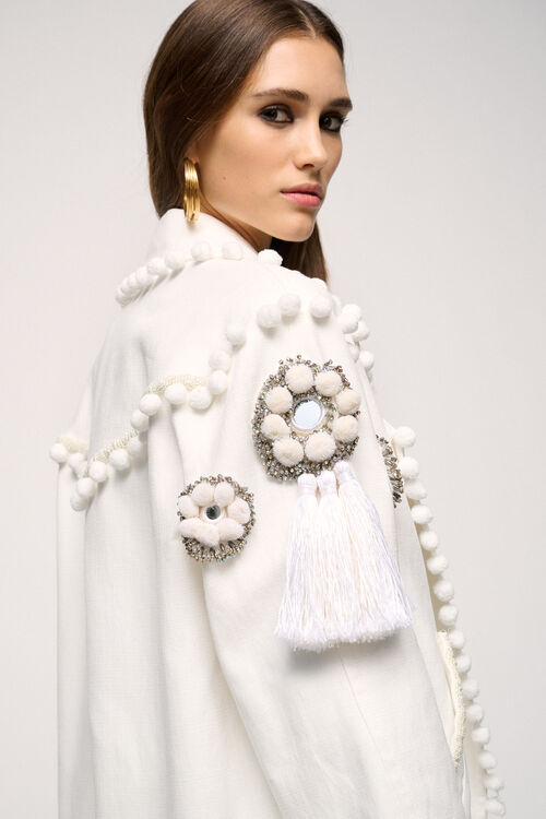 Luisa Spagnoli Vessillo - Giacca Con Applicazioni - Fashion Show