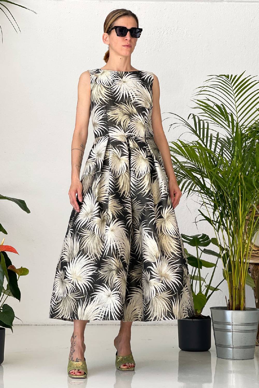 Lunatica Milano Abito Palm Black