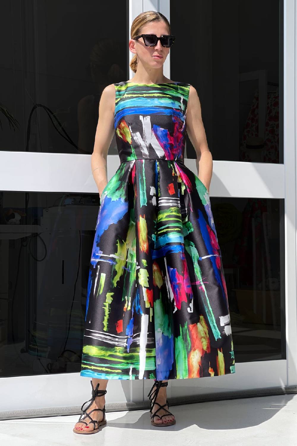 Lunatica Milano Abstract Pop Black