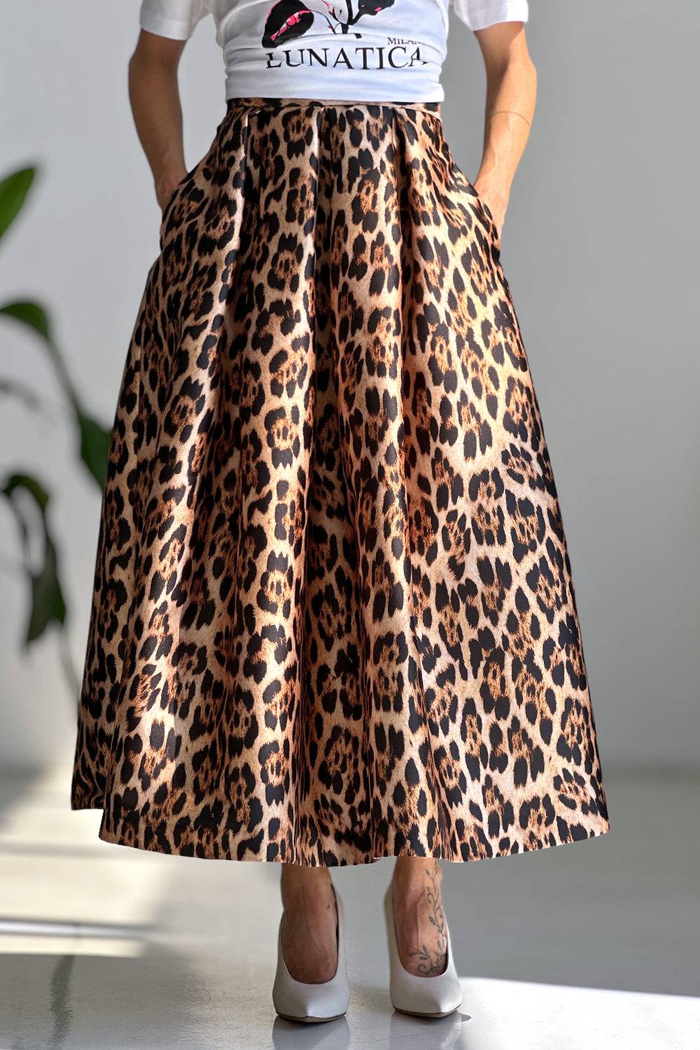 Lunatica Milano Gonna Animal Mikado