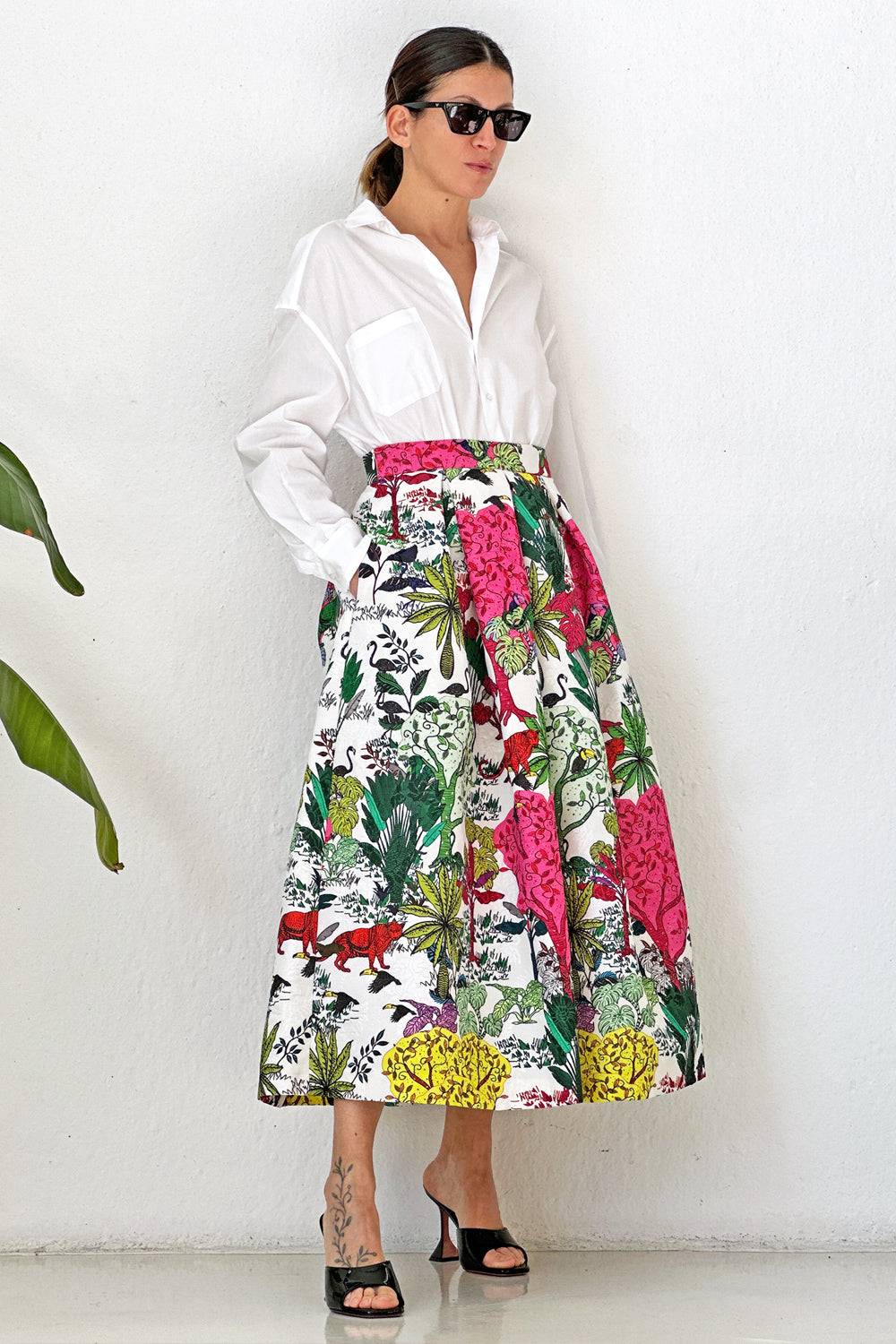 Lunatica Milano Gonna Jungle Matelassè