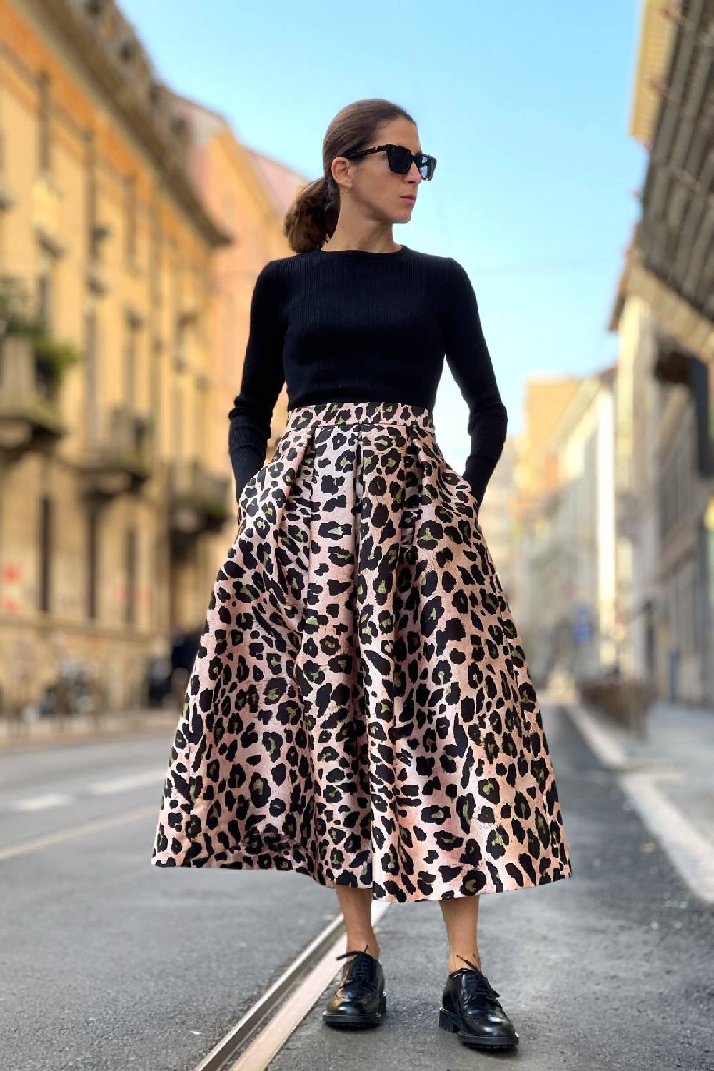 Lunatica Milano Gonna midi Anima Pink