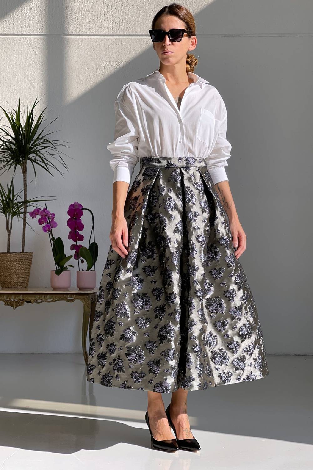 Lunatica Milano Gonna Midi Titan