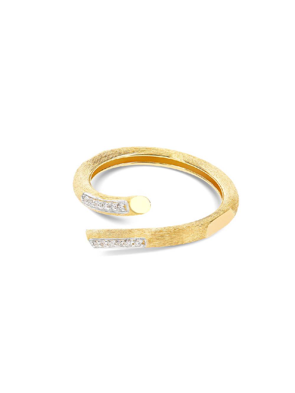 Nanis Anello Contrariè "LIBERA" In Oro E Diamanti – Nanis Italian Jewels