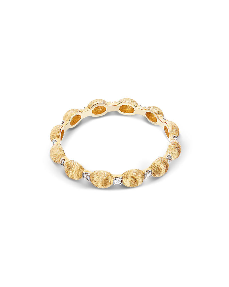 Nanis Anello "DANCING ÉLITE" Con Accenti Di Diamante E Piccole Boules In Oro – Nanis Italian Jewels