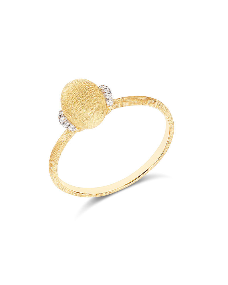 Nanis Anello "DANCING ÉLITE" con boule in oro e accenti di diamante (piccolo – Nanis Italian Jewels