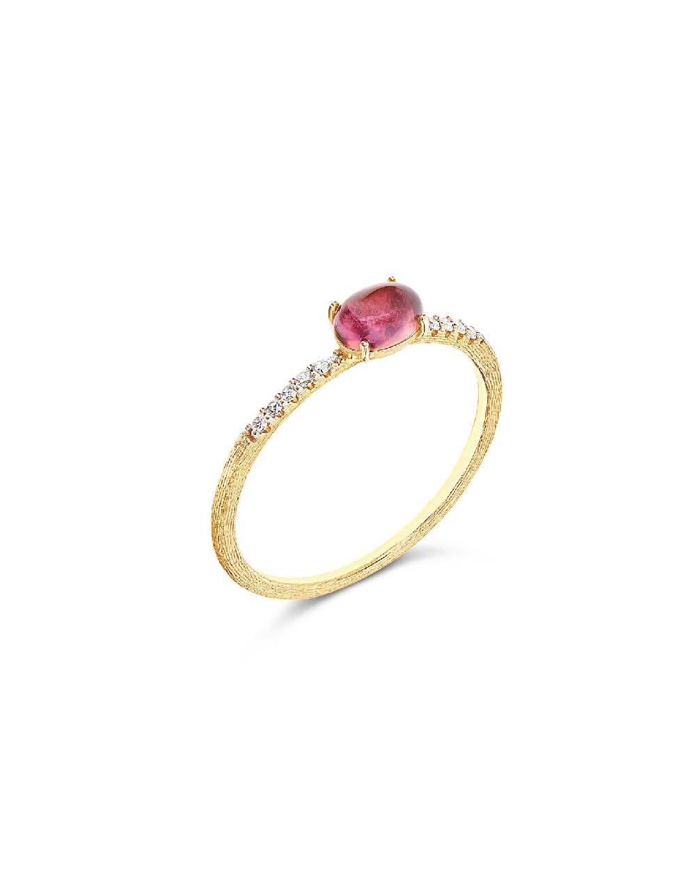 Nanis Anello "DANCING TOURMALINES" in oro, diamanti e tormalina rosa (piccol – Nanis Italian Jewels