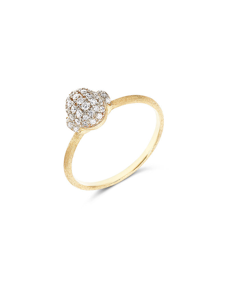 Nanis Anello di fidanzamento "DANCING ÉLITE" in oro e pavé di diamanti – Nanis Italian Jewels