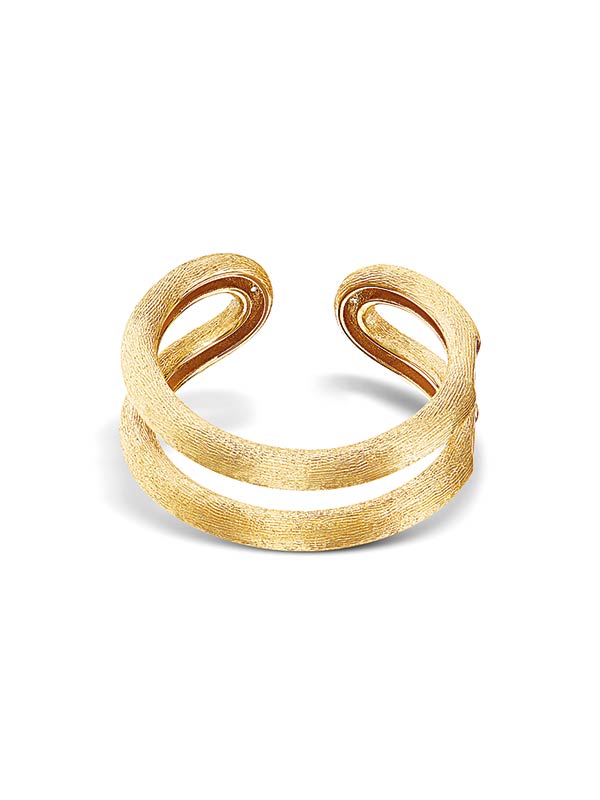 Nanis Anello "LIBERA" Aperto In Oro E Diamanti – Nanis Italian Jewels