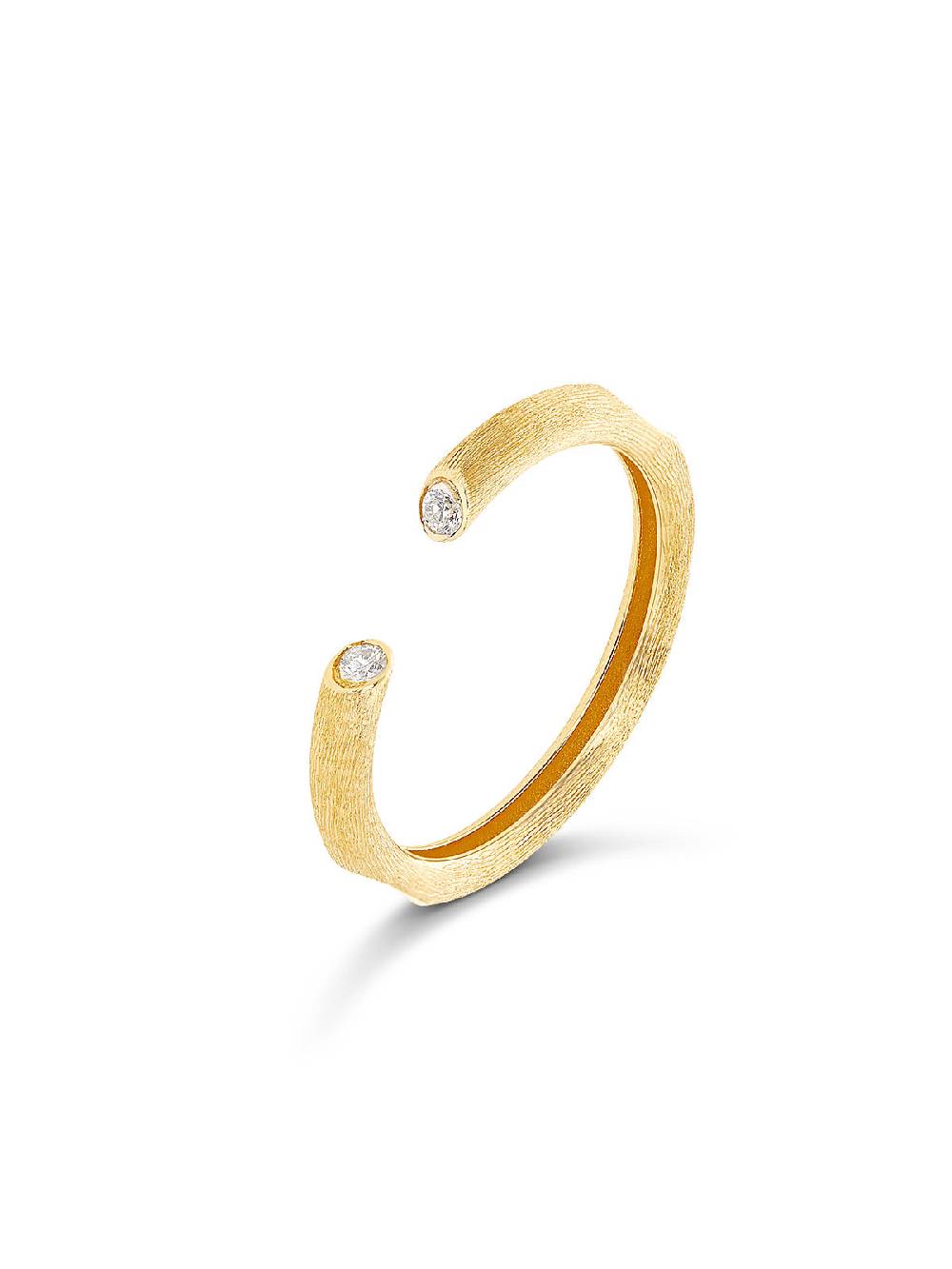 Nanis Anello "LIBERA" in oro con accenti di diamante – Nanis Italian Jewels