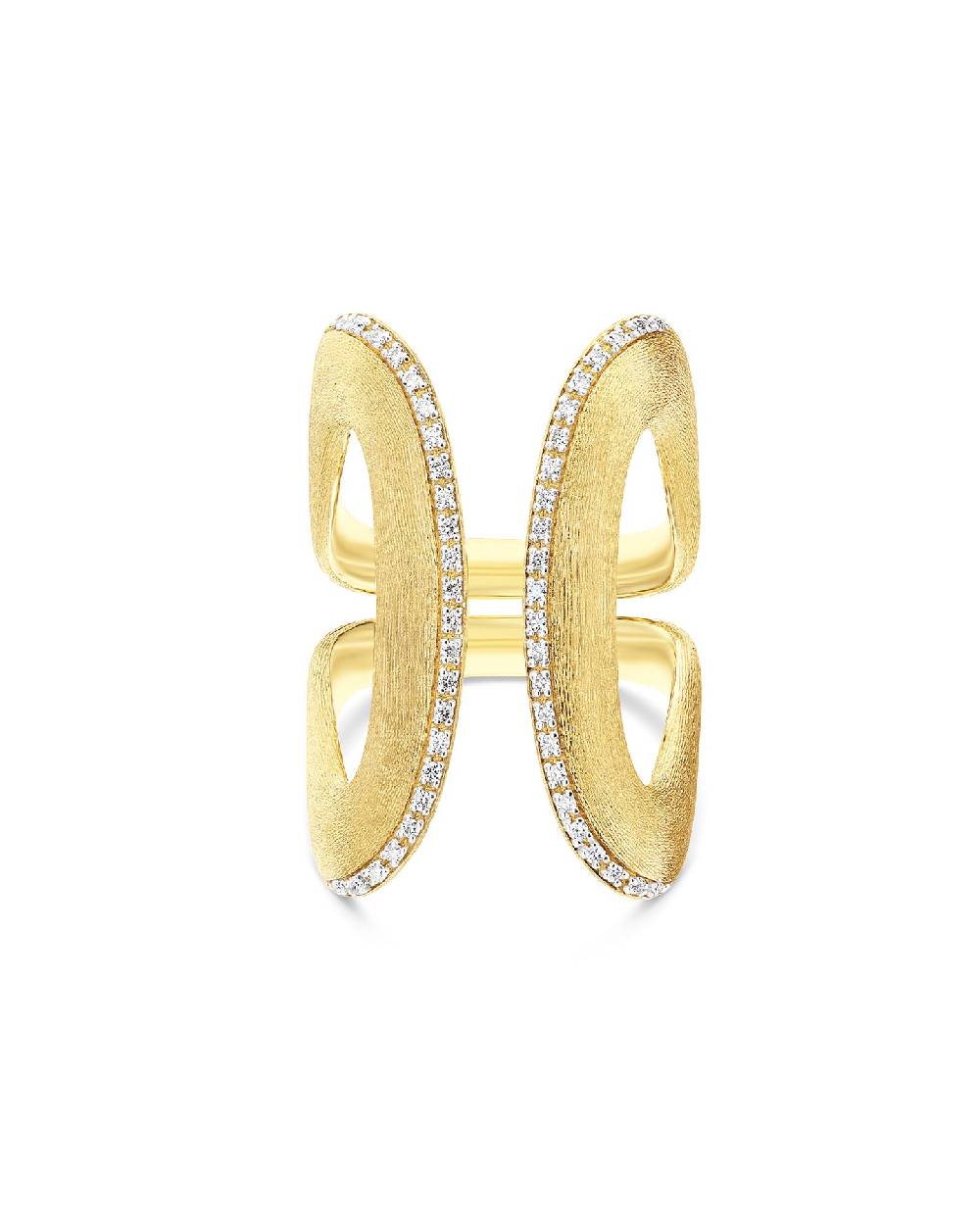 Nanis Anello Statement "LIBERA ICON" In Oro E Diamanti – Nanis Italian Jewels