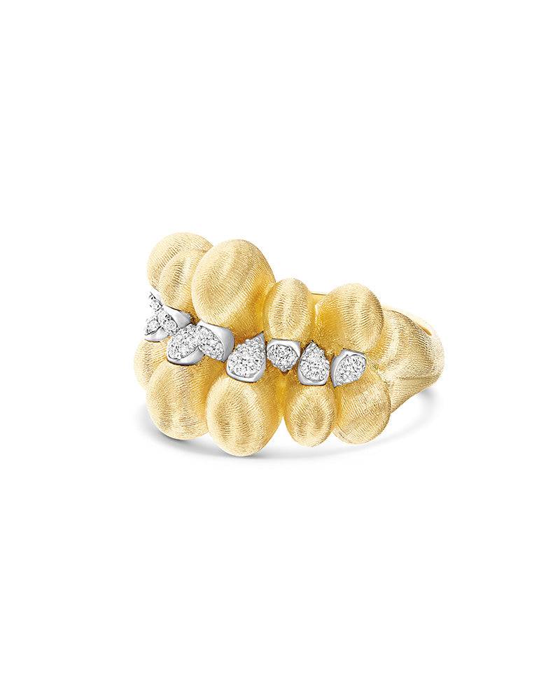 Nanis Anello "TRASFORMISTA" Con Elementi A Goccia In Oro E Diamanti – Nanis Italian Jewels