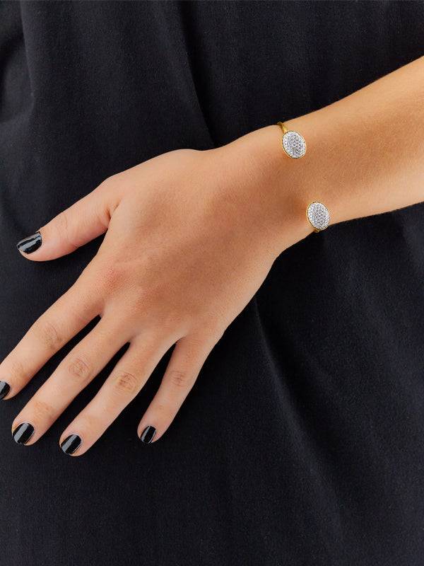 Nanis Bracciale A Schiava "BUBBLE" In Oro E Diamanti (piccolo) – Nanis Italian Jewels