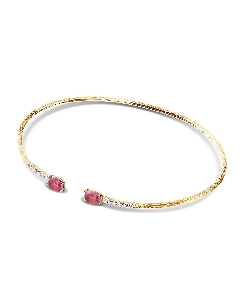 Nanis Bracciale A Schiava "DANCING TOURMALINES" In Oro, Diamanti E Tormalina – Nanis Italian Jewels