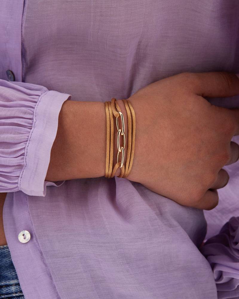 Nanis Bracciale Collana "libera Soul" Con Triplo Elemento In Oro Rosa – Nanis Italian Jewels