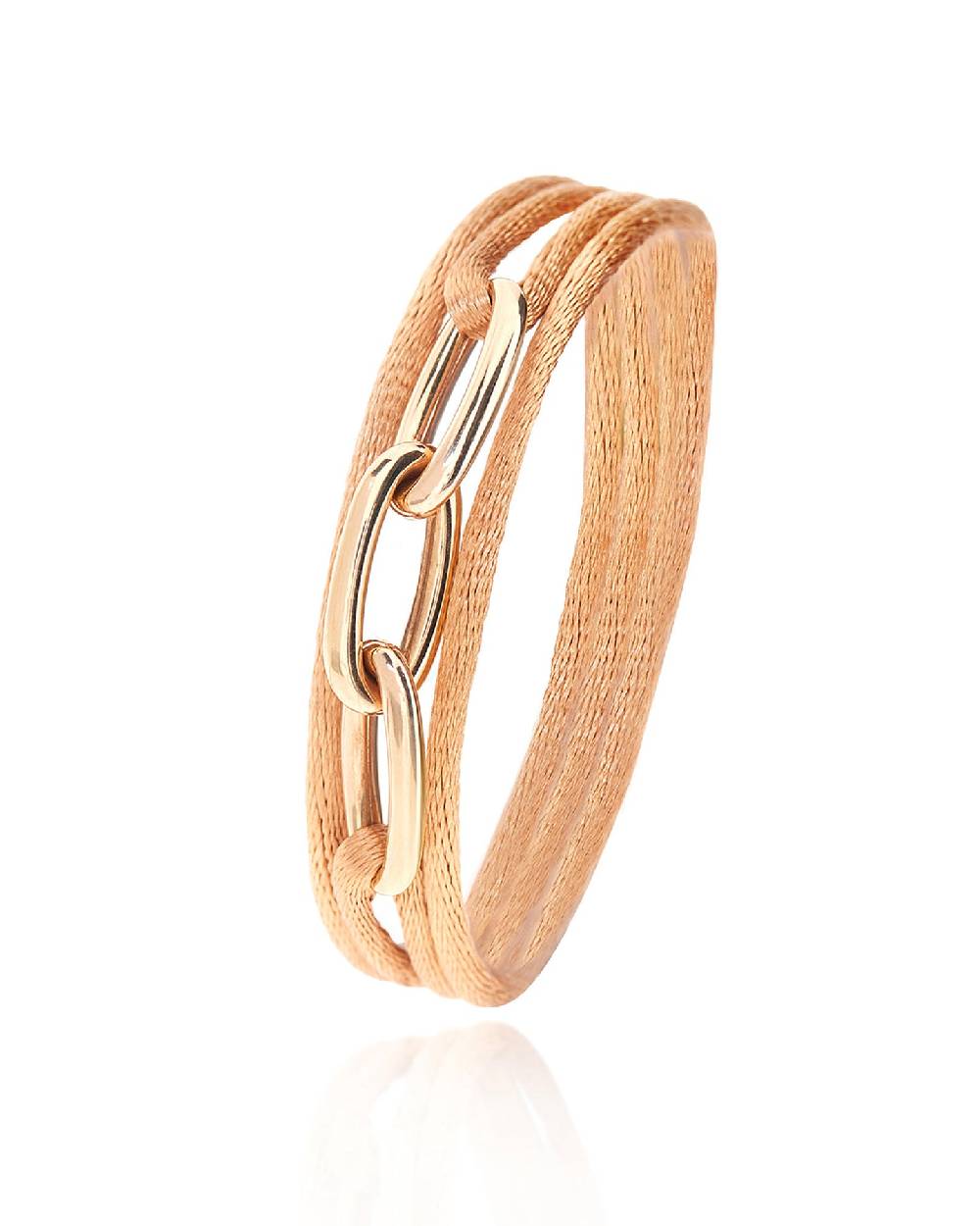 Nanis Bracciale collana "libera soul" con triplo elemento in oro rosa – Nanis Italian Jewels