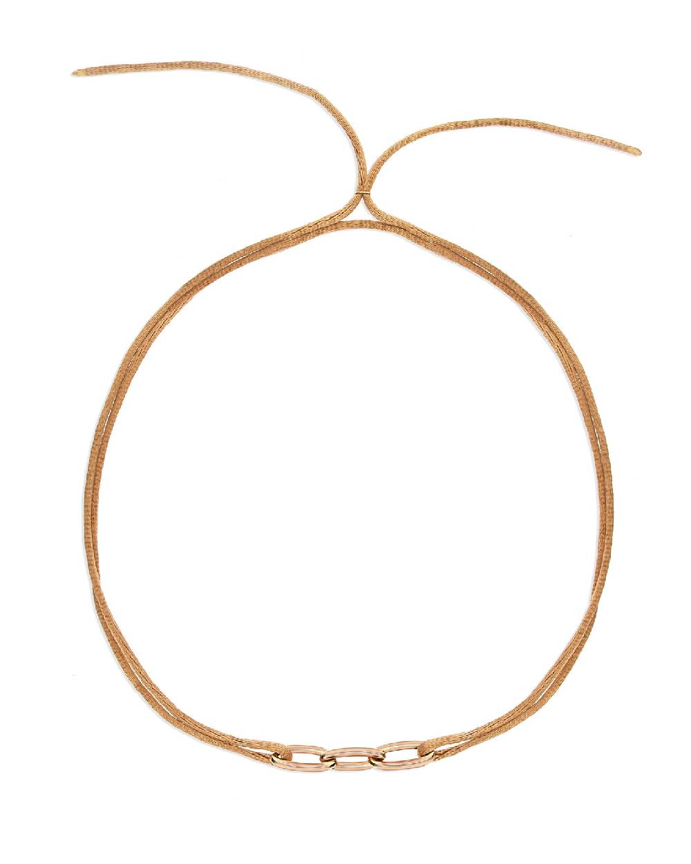 Nanis Bracciale Collana "libera Soul" Con Triplo Elemento In Oro Rosa – Nanis Italian Jewels