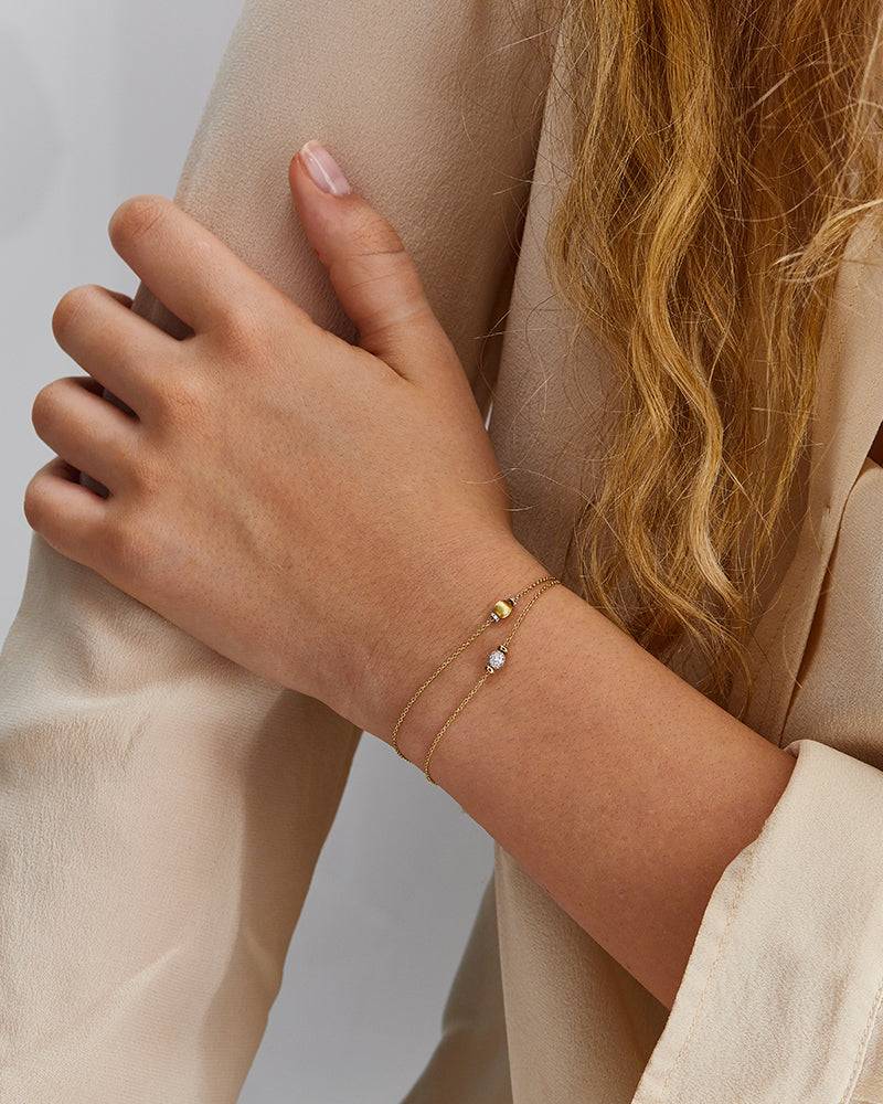 Nanis Bracciale "DANCING ÉLITE" In Oro Con Boule In Diamanti – Nanis Italian Jewels
