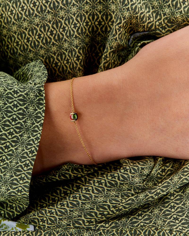 Nanis Bracciale "DANCING TOURMALINES" In Oro E Tormaline Colorate – Nanis Italian Jewels