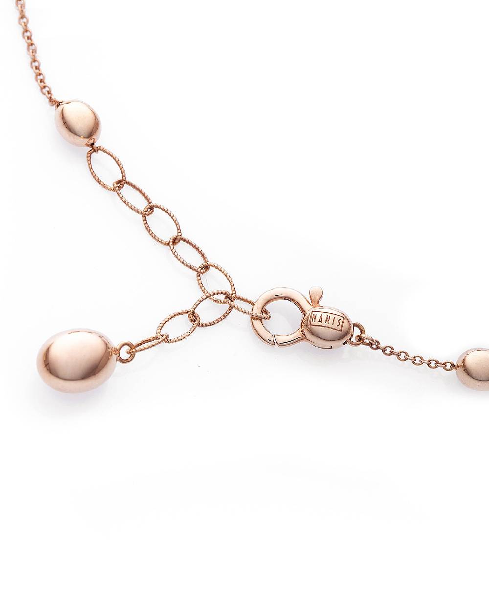 Nanis Bracciale "soffio" Con Boules In Oro Rosa – Nanis Italian Jewels