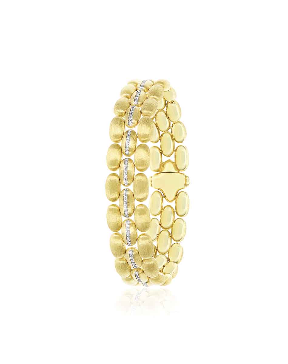 Nanis Bracciale Statement "Diva" In Oro E Diamanti – Nanis Italian Jewels