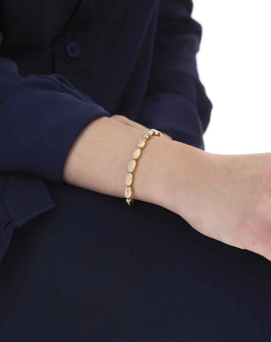 Nanis Bracciale Tennis "Diva" In Oro E Diamanti – Nanis Italian Jewels