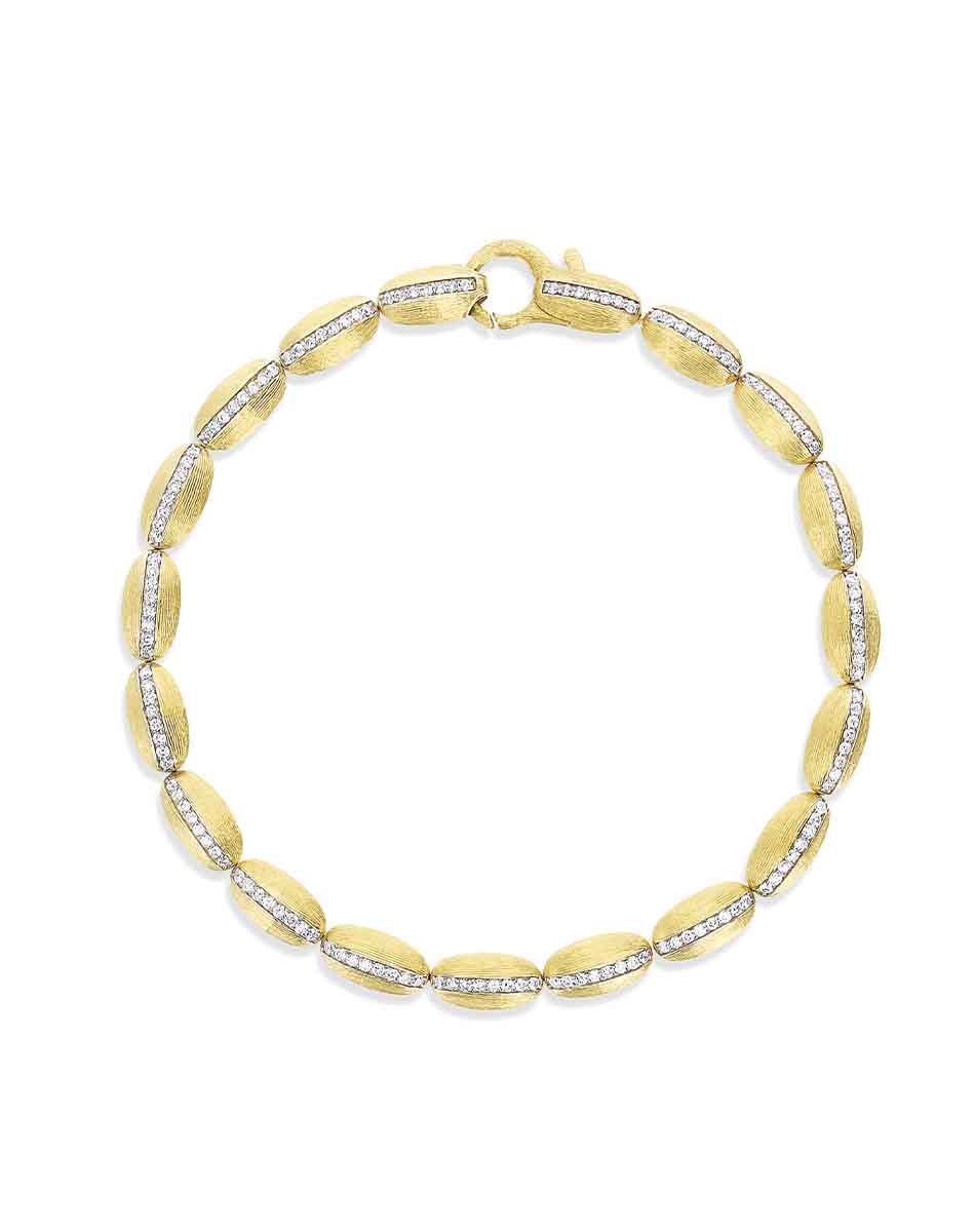 Nanis Bracciale tennis "Diva" in oro e diamanti – Nanis Italian Jewels