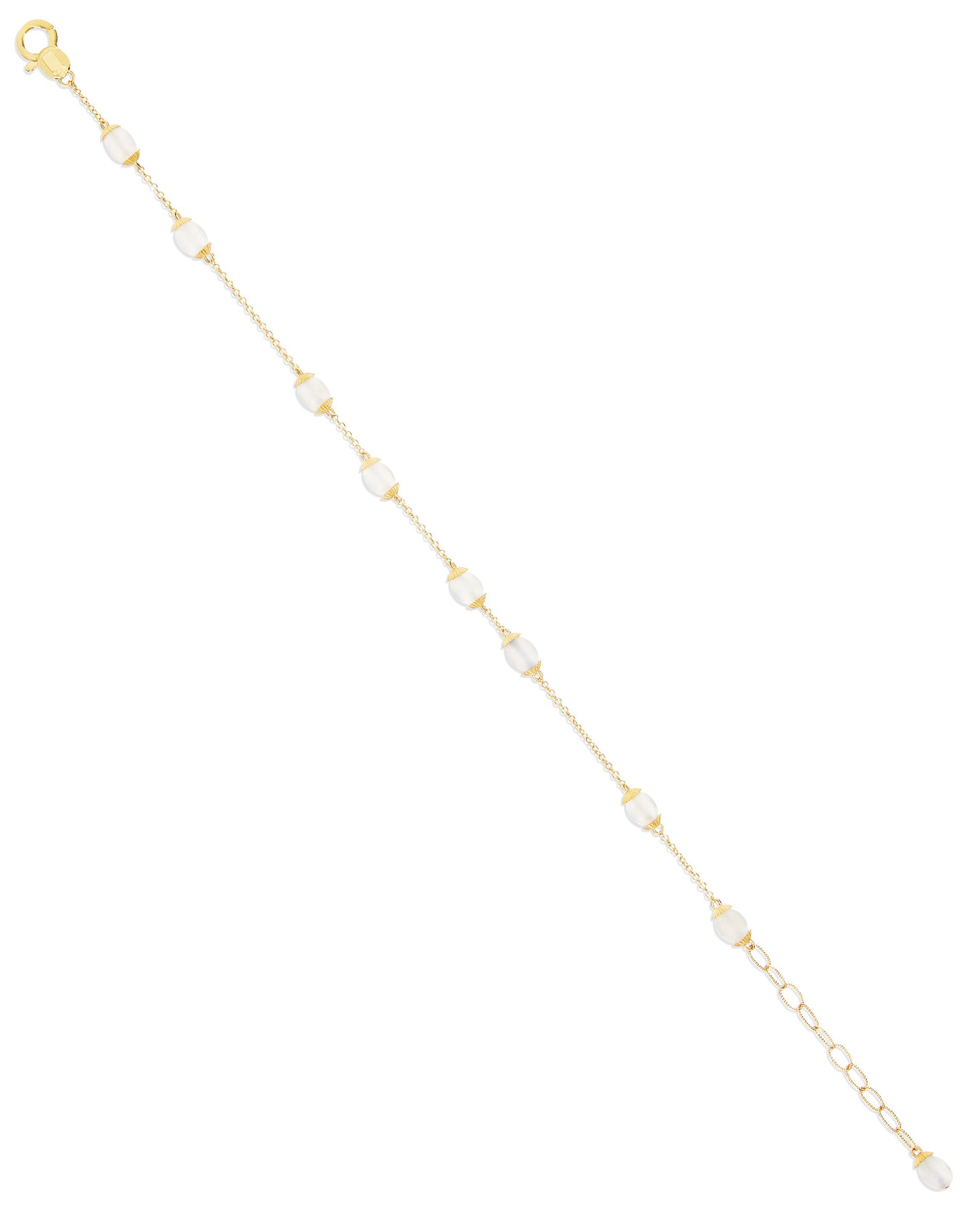 Nanis Bracciale "WHITE DESERT" In Oro E Pietra Di Luna – Nanis Italian Jewels