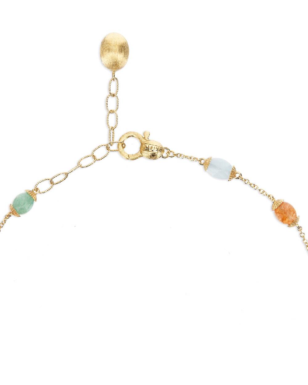 Nanis Cavigliera "RAINBOW" Con Boules In Oro E Pietre Naturali – Nanis Italian Jewels