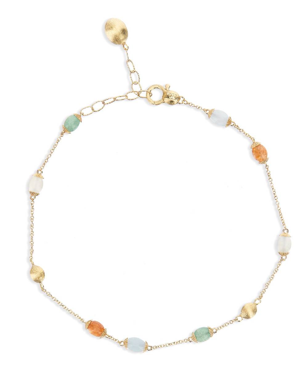 Nanis Cavigliera "RAINBOW" con boules in oro e pietre naturali – Nanis Italian Jewels