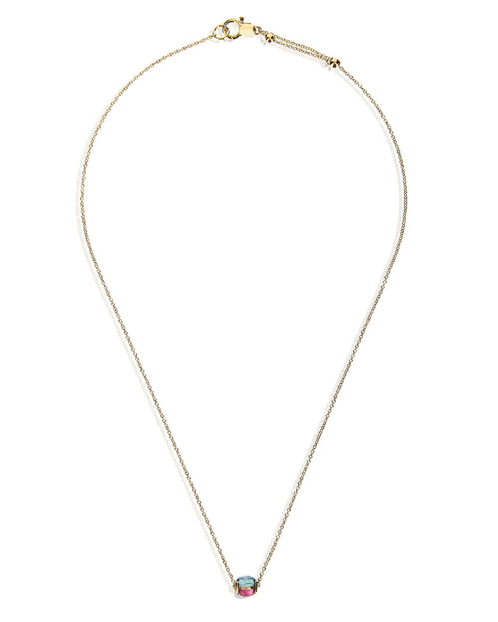 Nanis Choker Cabochon "DANCING TOURMALINES" In Oro E Doppia Tormalina Colora – Nanis Italian Jewels