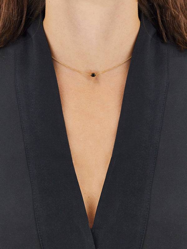 Nanis Choker "DANCING MYSTERY BLACK" In Oro E Onice Nero – Nanis Italian Jewels