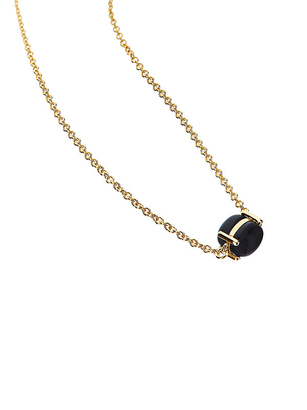 Nanis Choker "DANCING MYSTERY BLACK" In Oro E Onice Nero – Nanis Italian Jewels